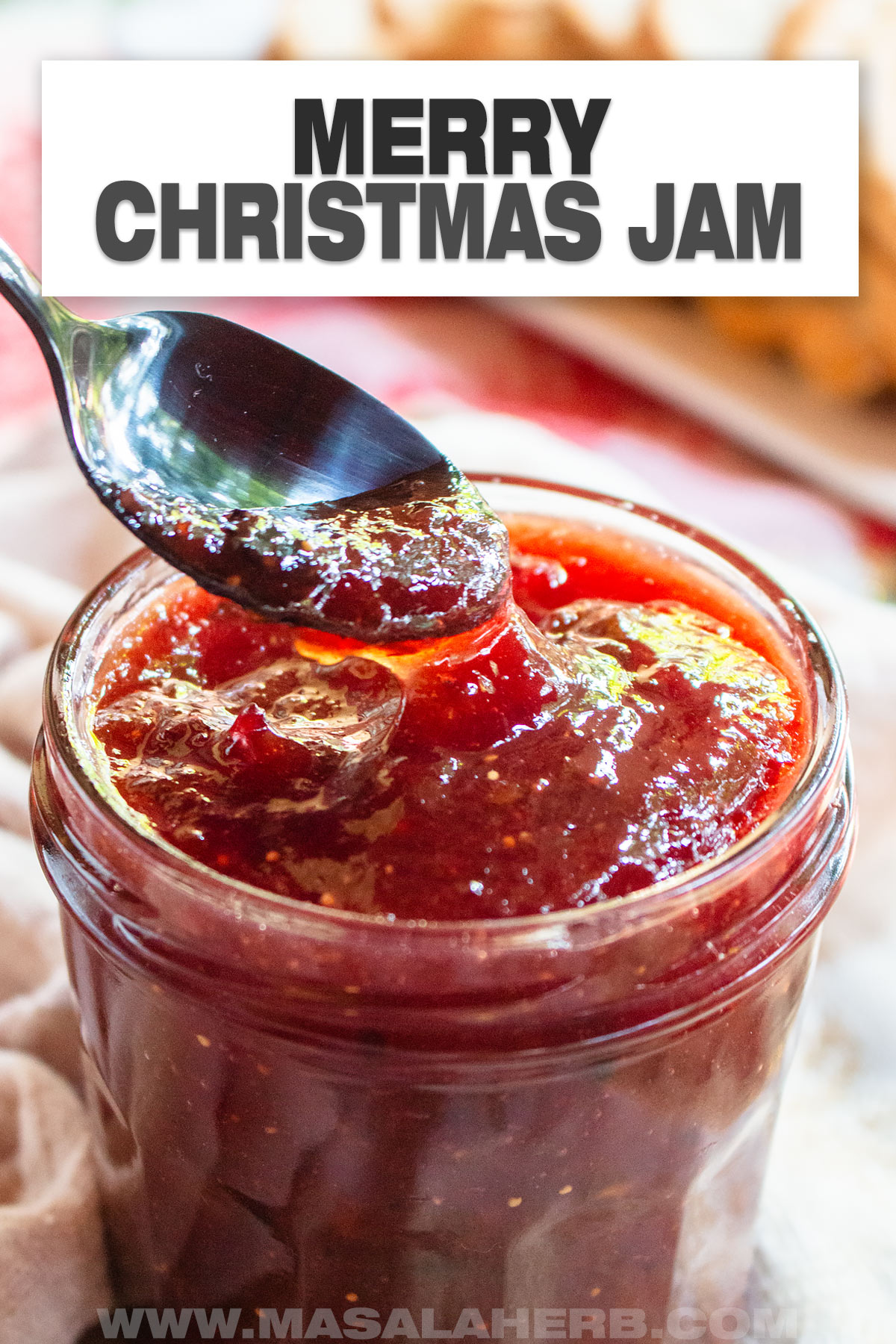 Merry Christmas Jam Recipe cover