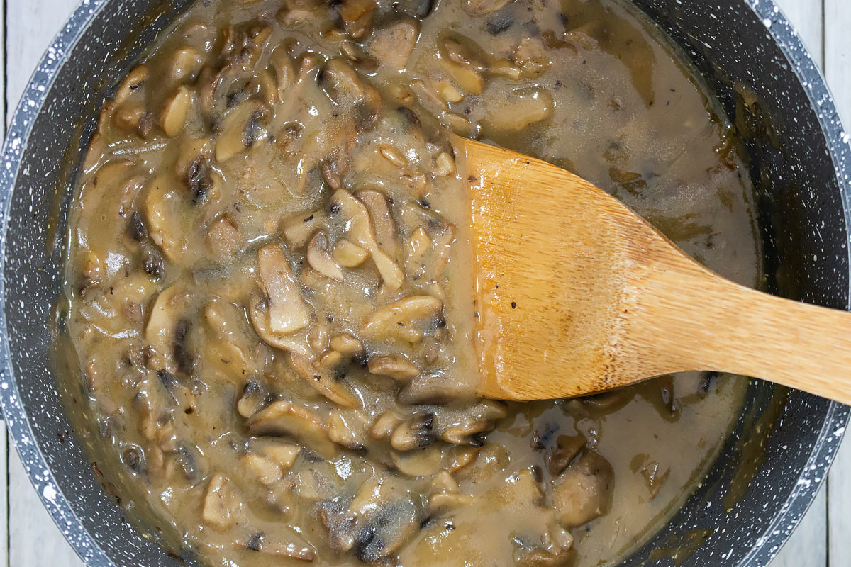 christmas Mushroom Gravy for Chicken or Steak