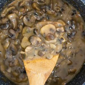 Mushroom Gravy for Chicken or Steak