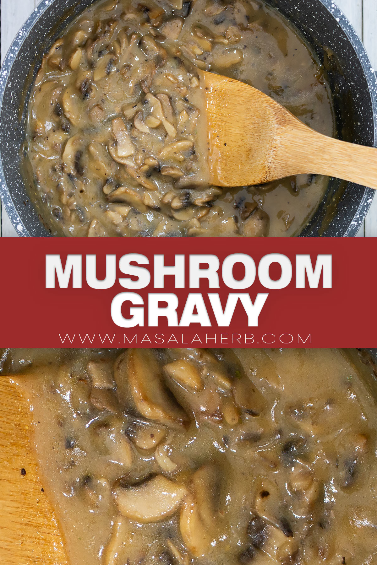 Mushroom Gravy for Chicken or Steak pin