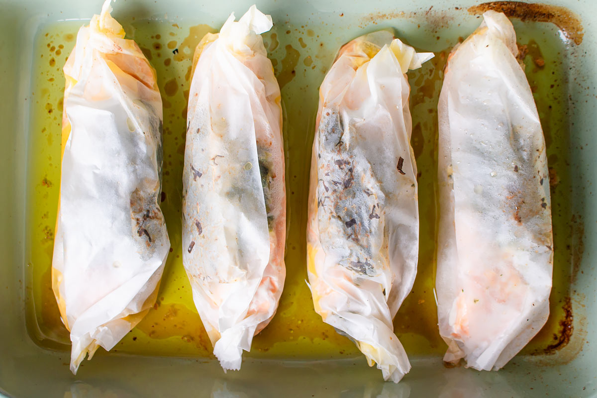 salmon poached and baked