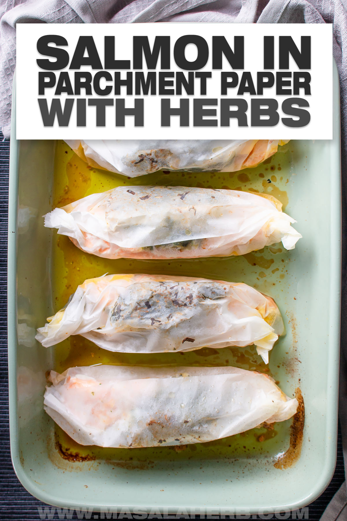 Salmon in Parchment Paper with Herbs cover