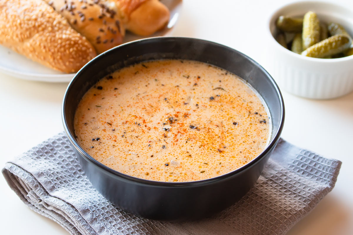 homemade Cheeseburger Soup without Potatoes