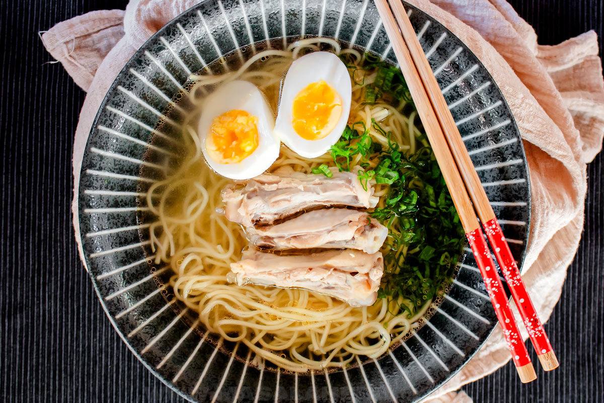 authentic Japanese Chicken Ramen Noodle Soup Recipe