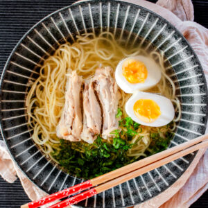 Japanese Chicken Ramen Noodle Soup Recipe