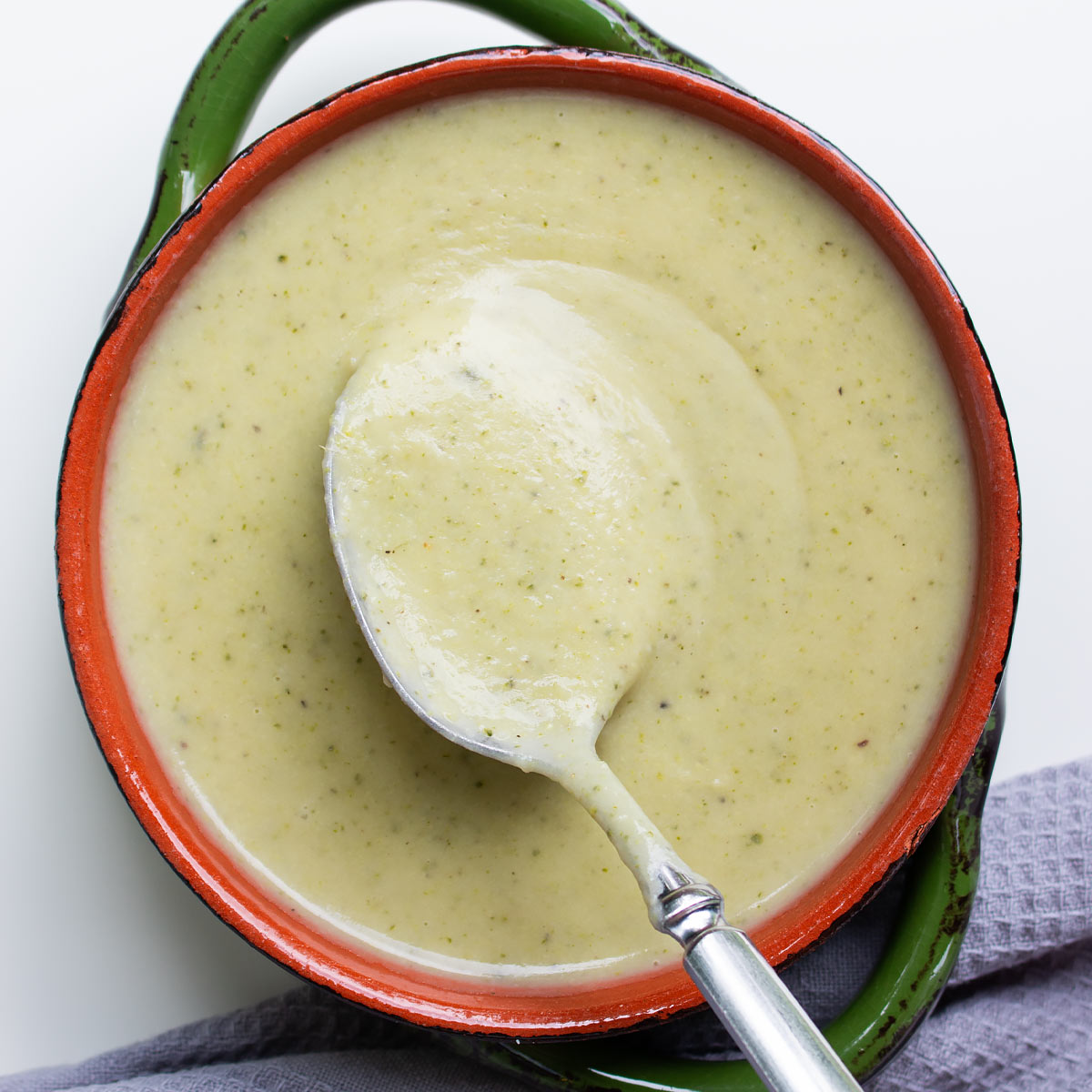 Cream of Broccoli Potato Cheese Soup