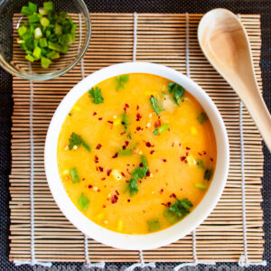 Ginger Coconut Red Lentil Soup Recipe
