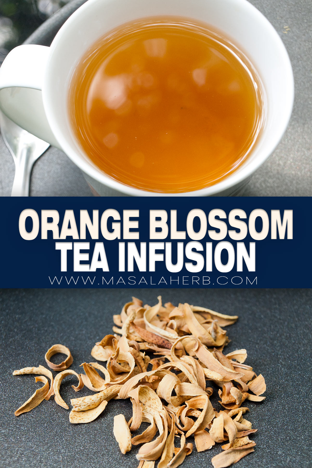 Orange Blossom Tea pin