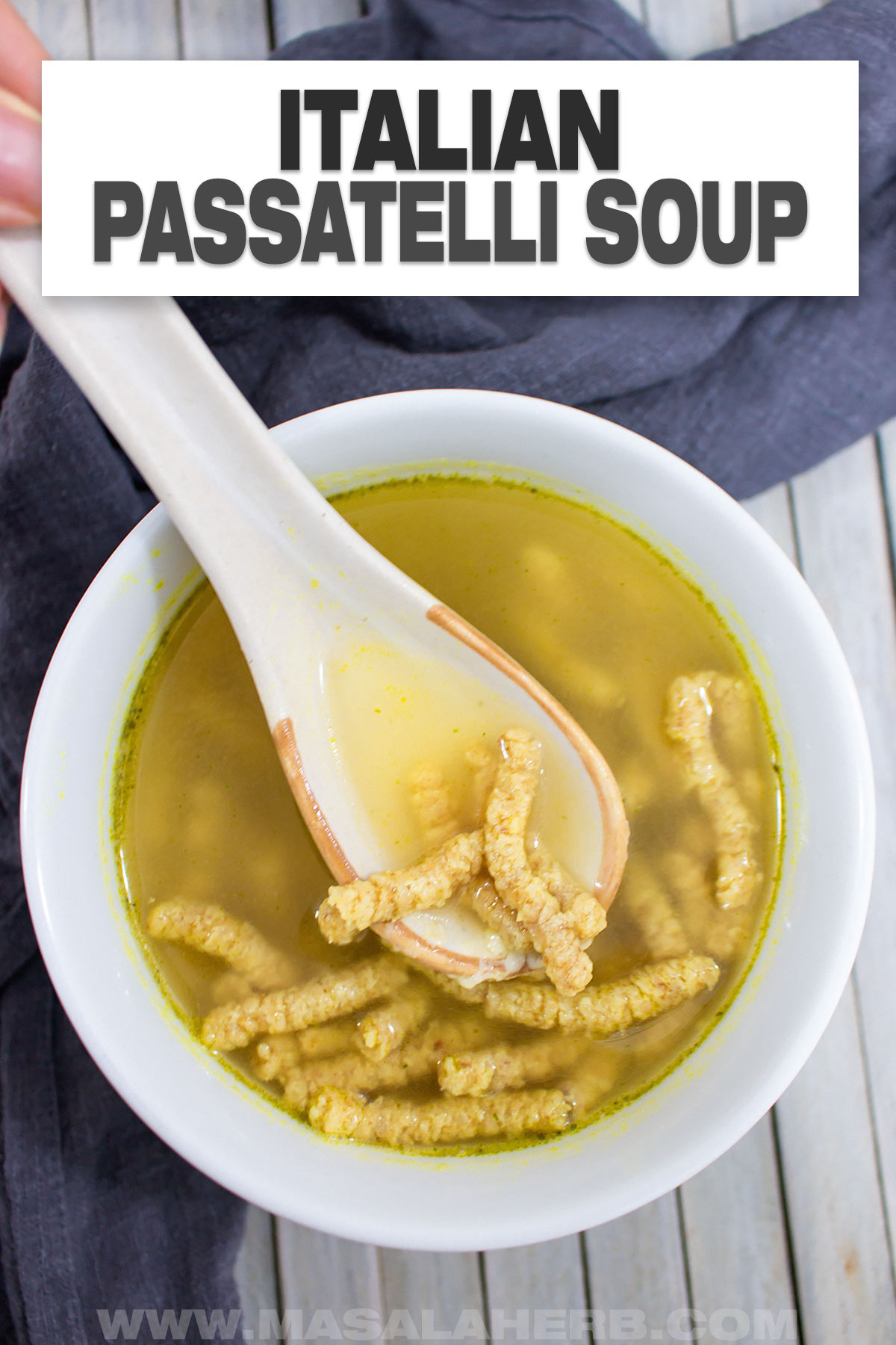 Italian Passatelli Soup Recipe cover