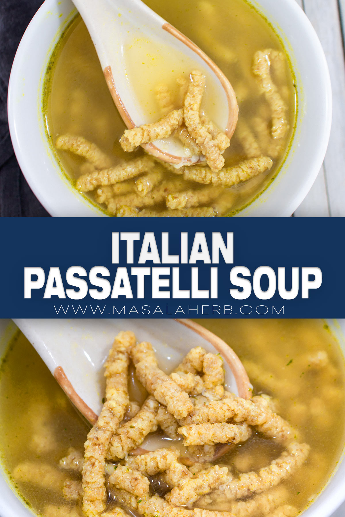 Italian Passatelli Soup Recipe pin