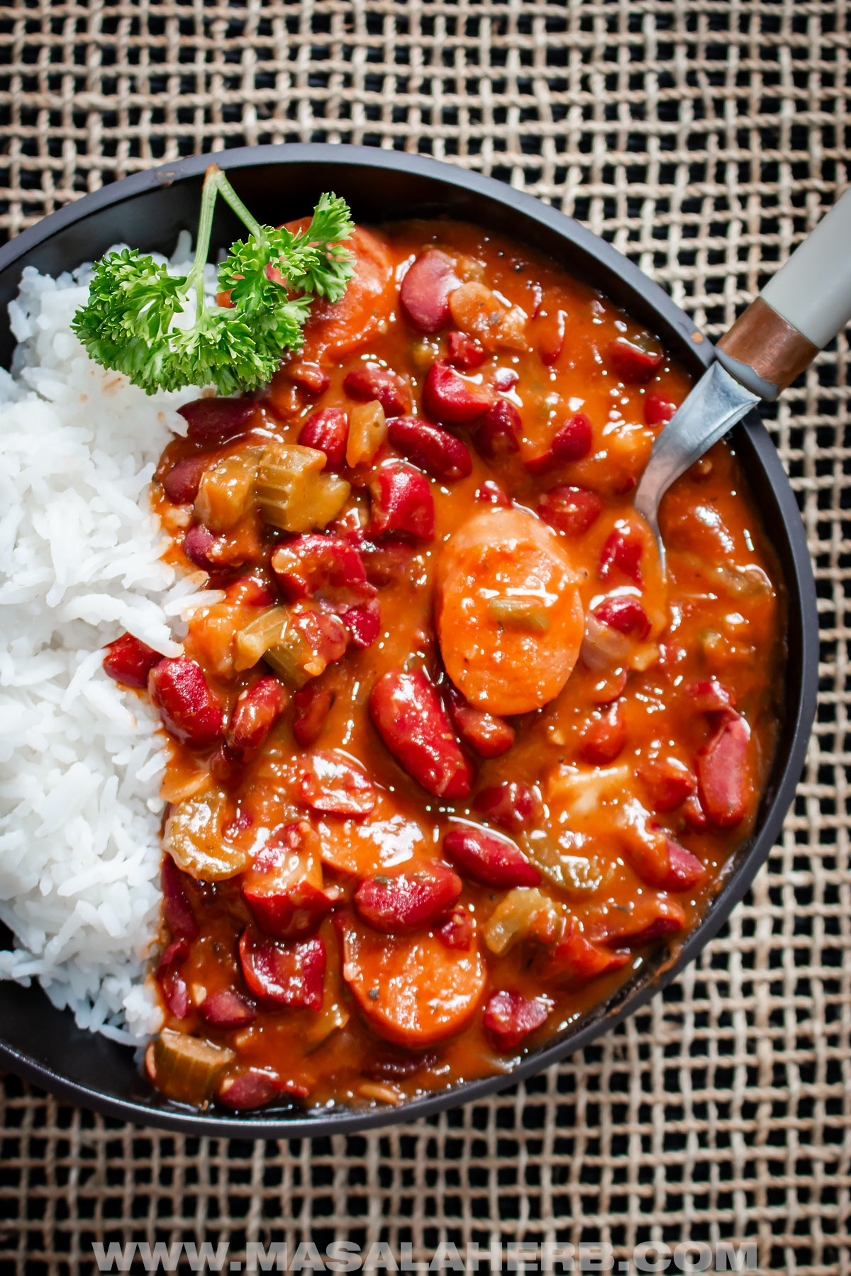 homemade red beans and rice