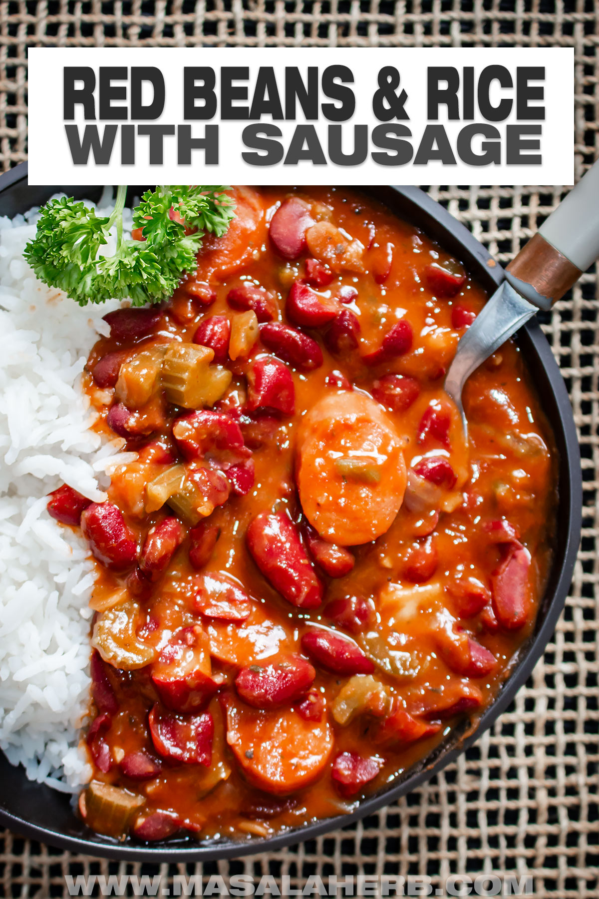 Red Beans and Rice with Sausage Recipe cover
