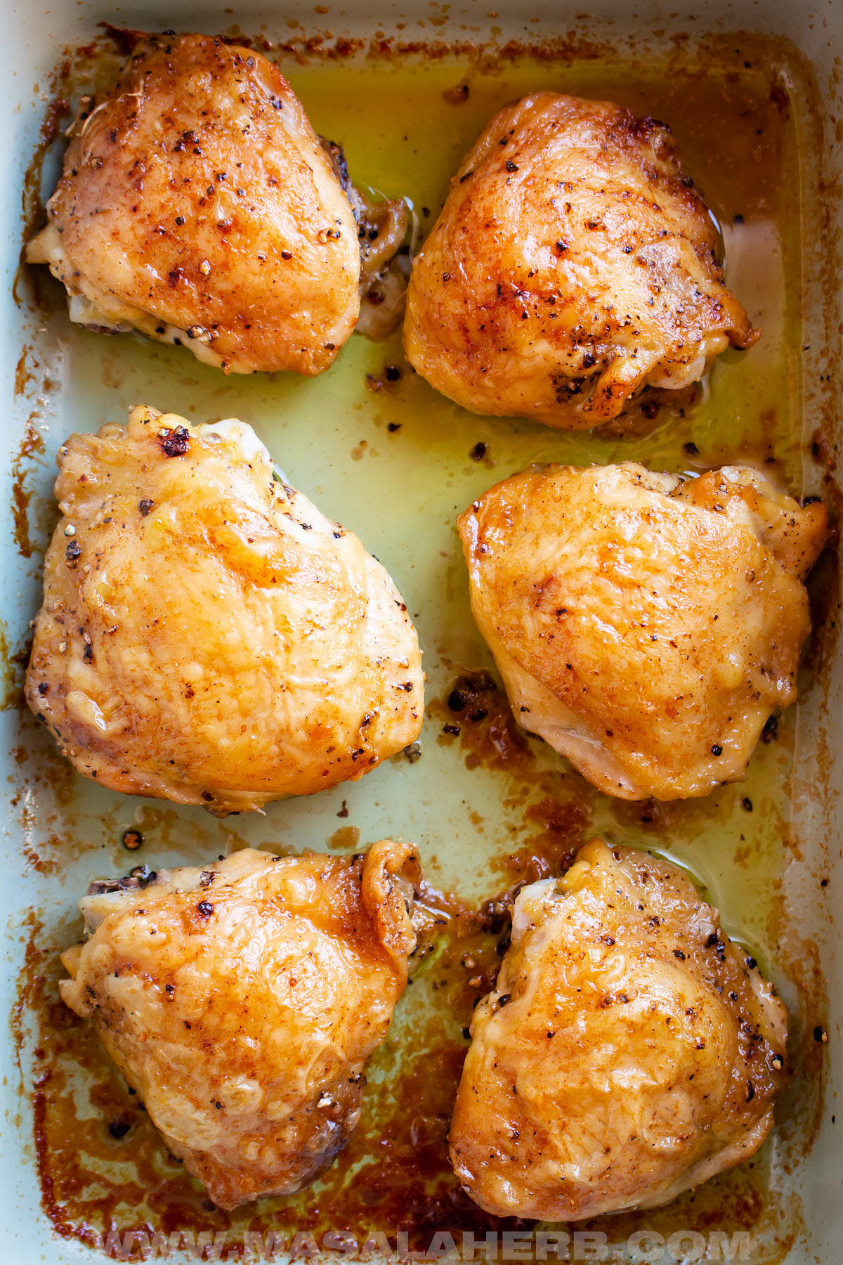 easy roasted chicken thighs