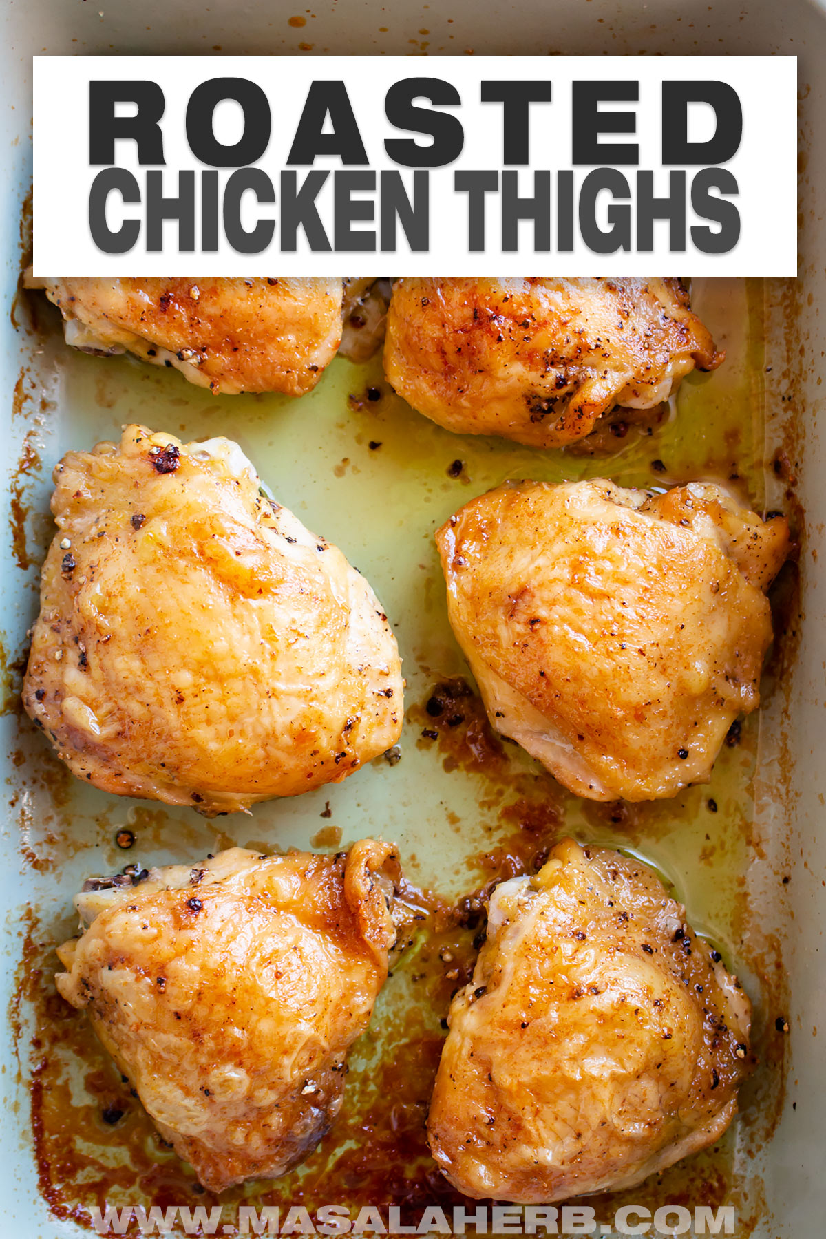 4-Ingredients Roasted Chicken Thighs cover