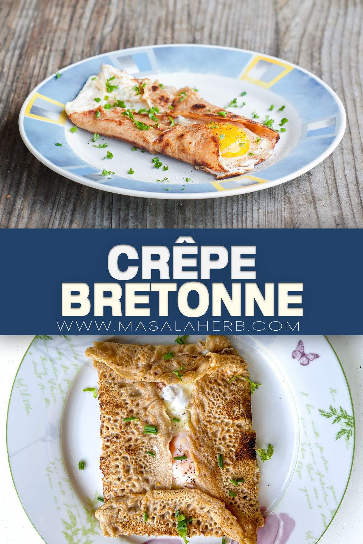 Crêpe Bretonne Recipe (Galette Bretonne) pin