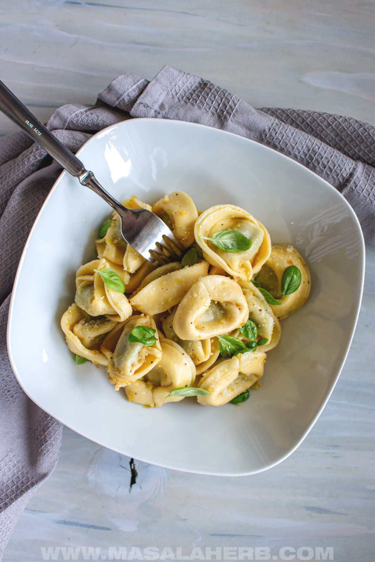 Lemon Olive Oil Tortellini