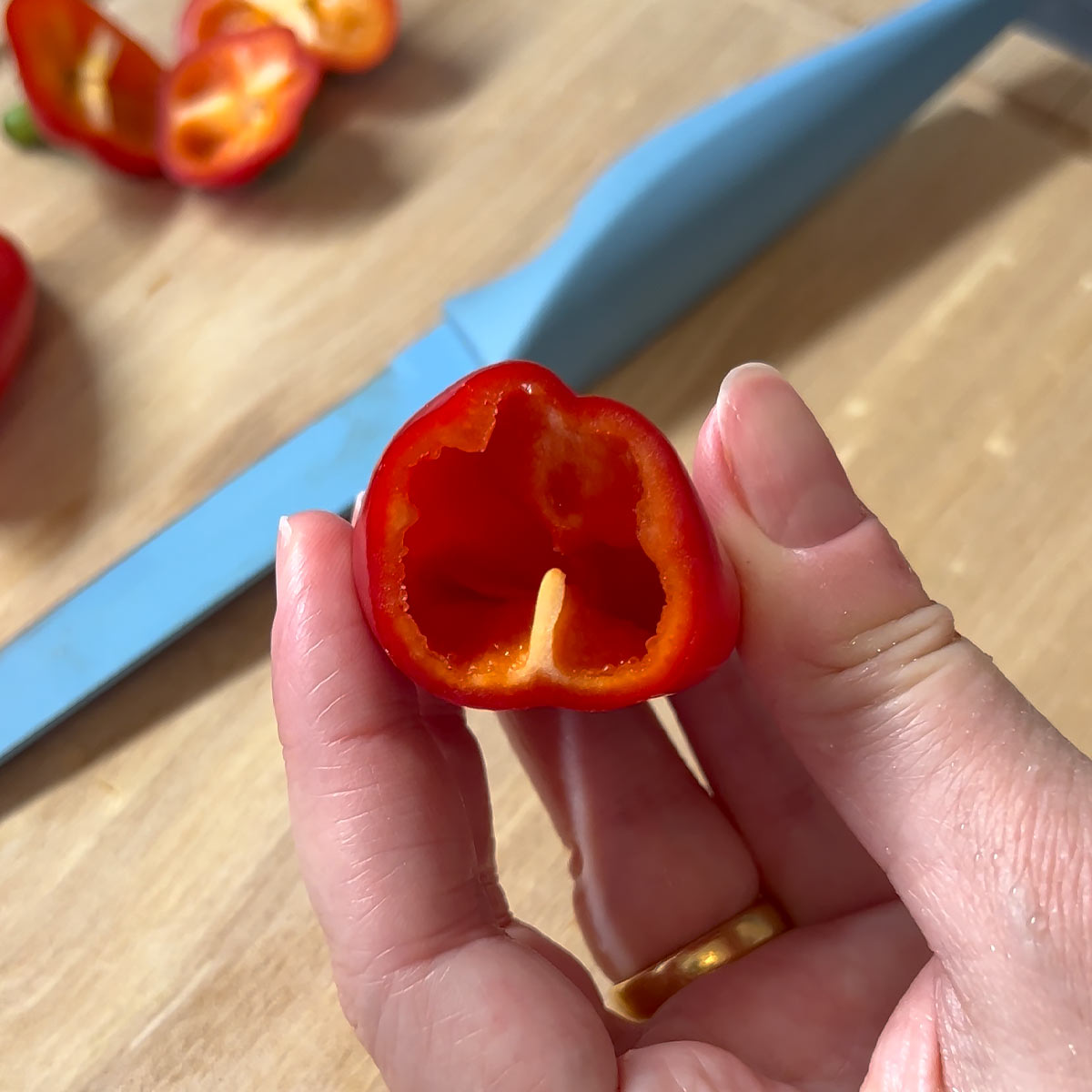 empty sweet pepper