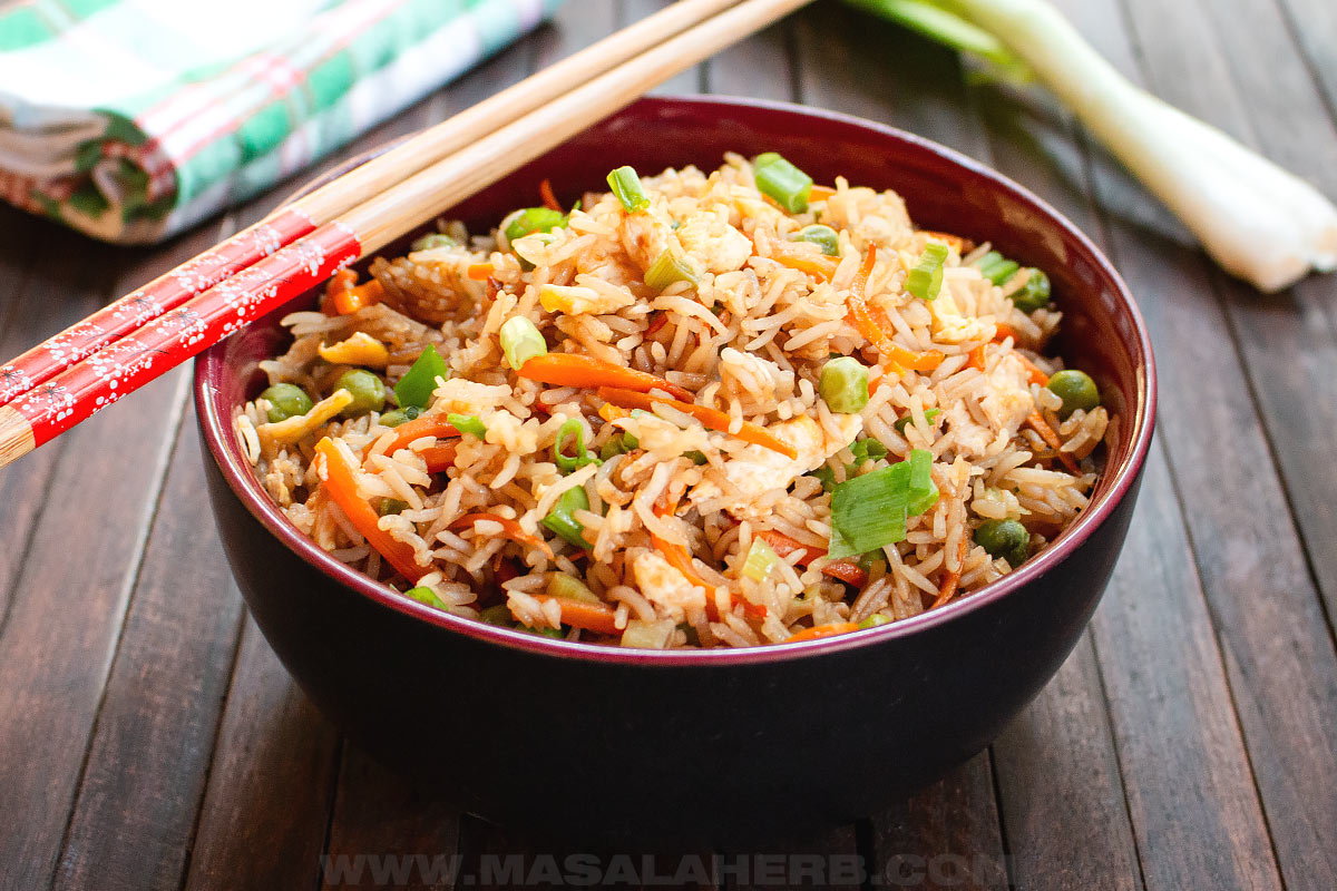 homemade Copycat Panda Express Fried Rice Recipe