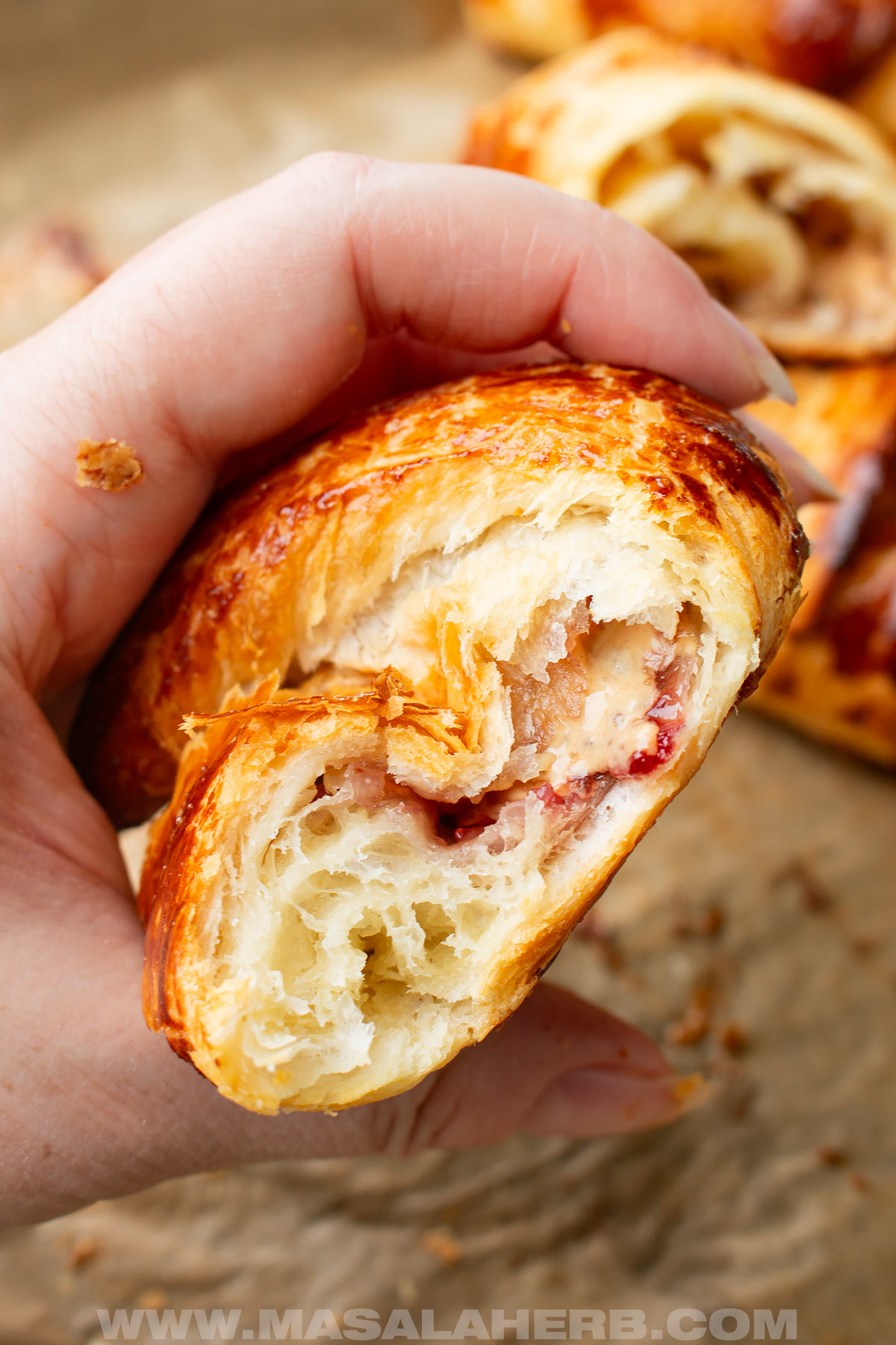peanut butter jelly croissant