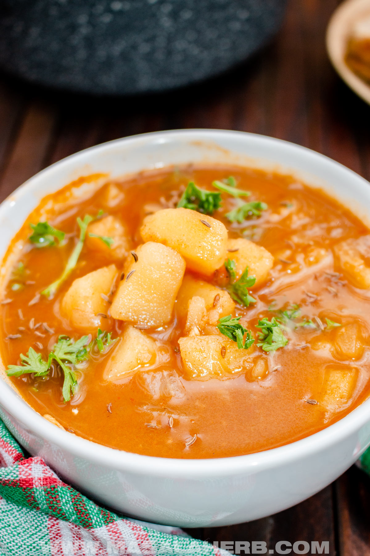 Goulash soup with potatoes