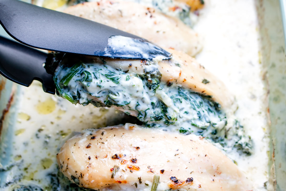 creamy stuffed chicken breast