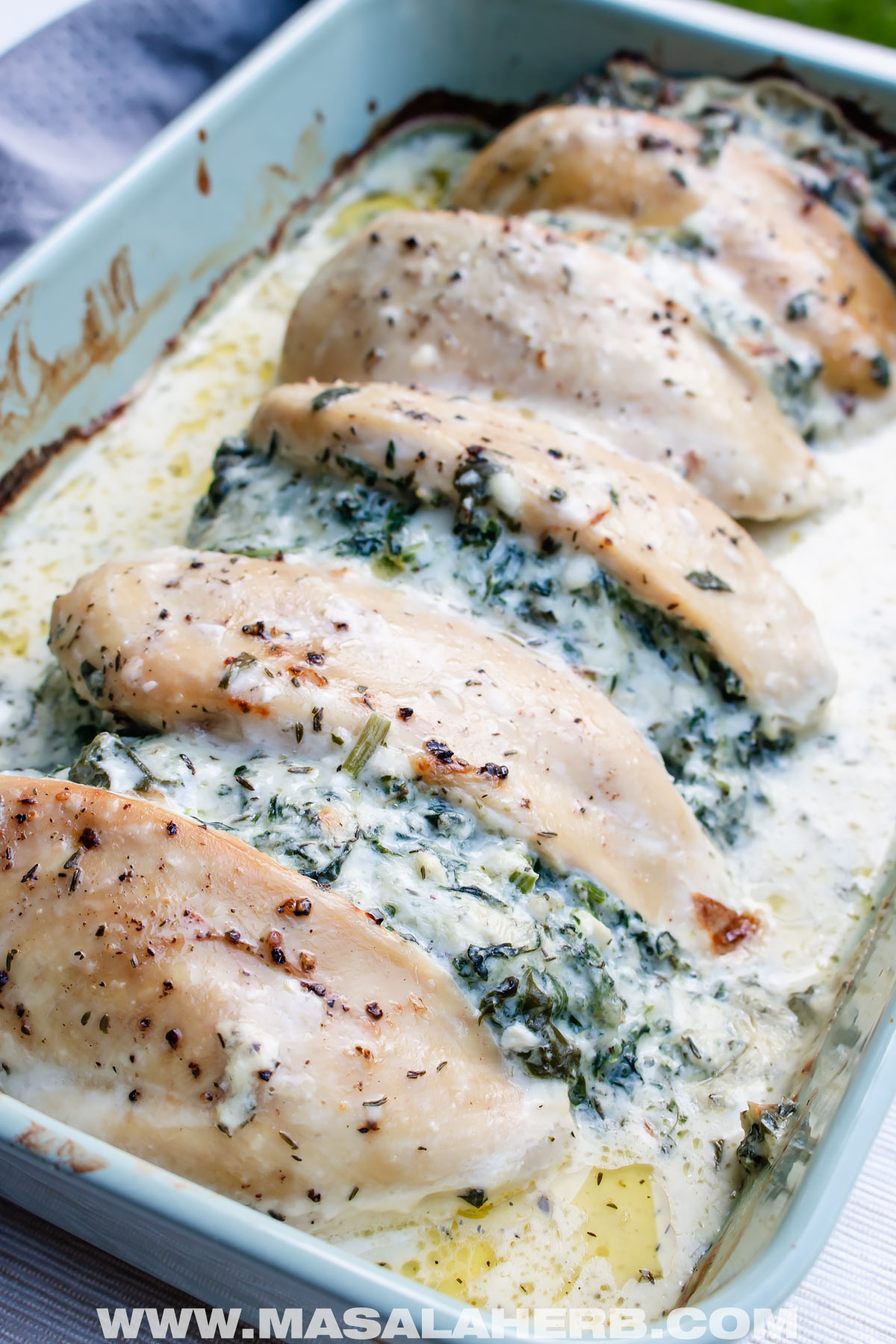 chicken breast with spinach cream cheese
