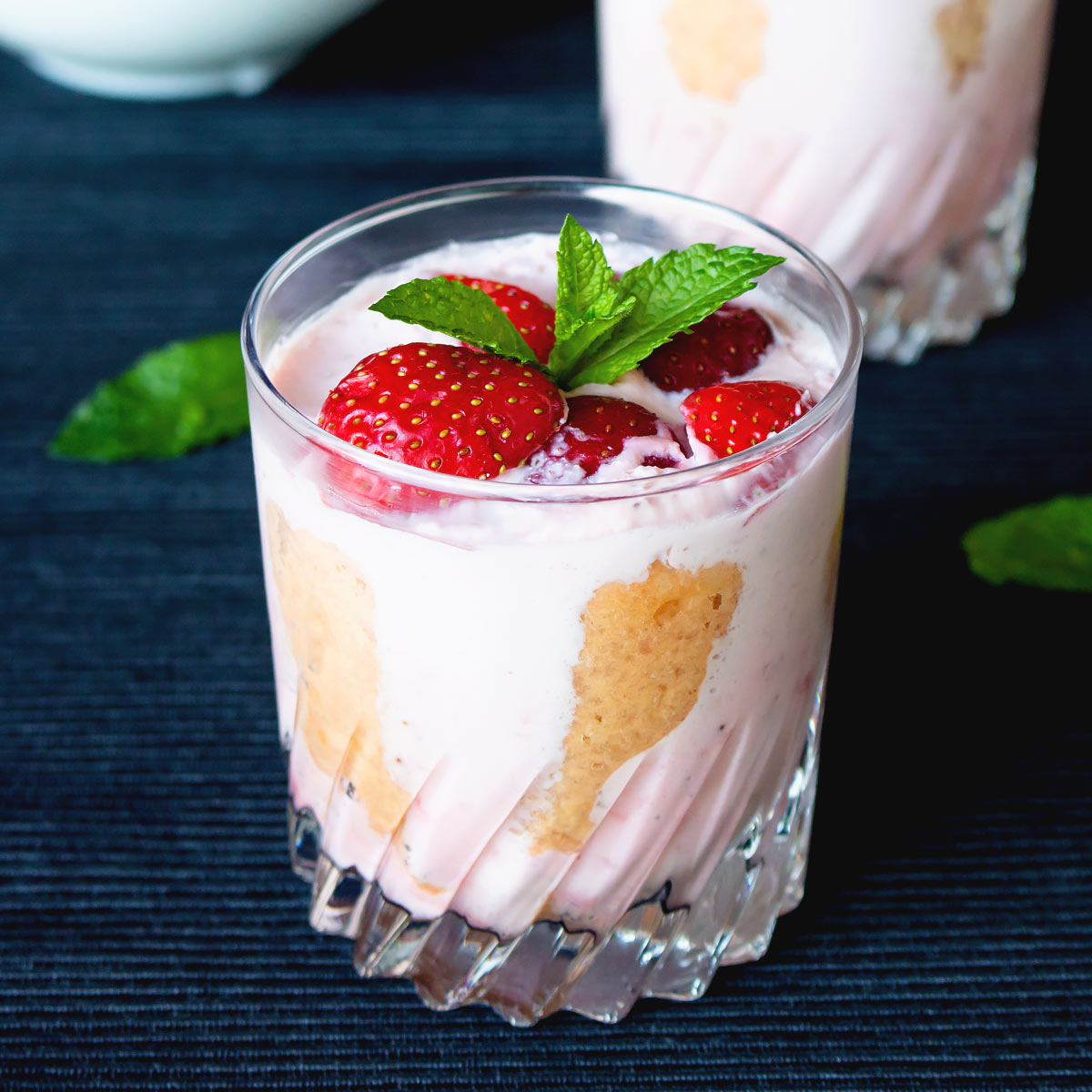 Individual Strawberry Charlotte Cake Recipe