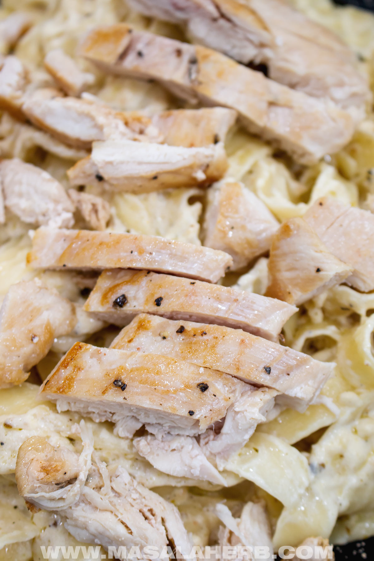 homemade chicken alfredo