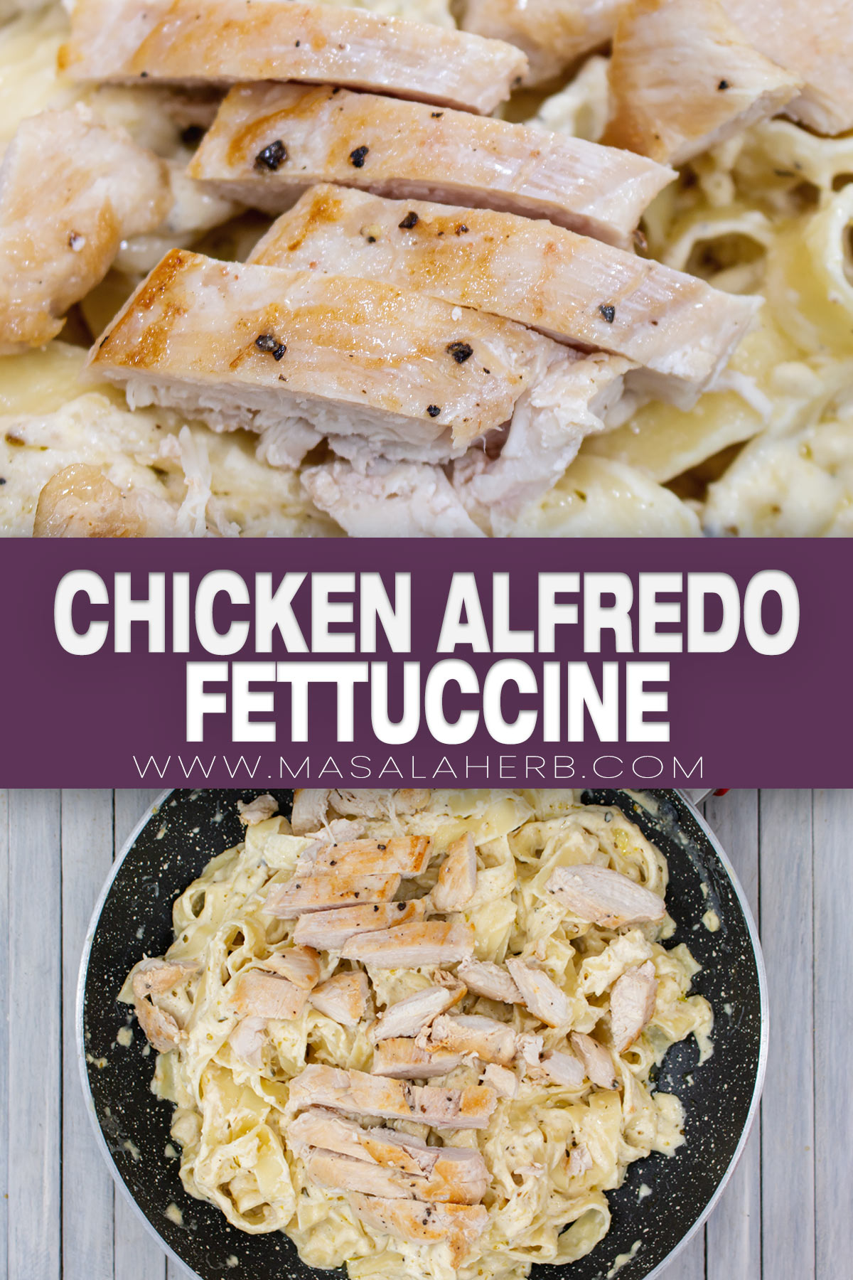 Chicken Alfredo Fettuccine Recipe pin