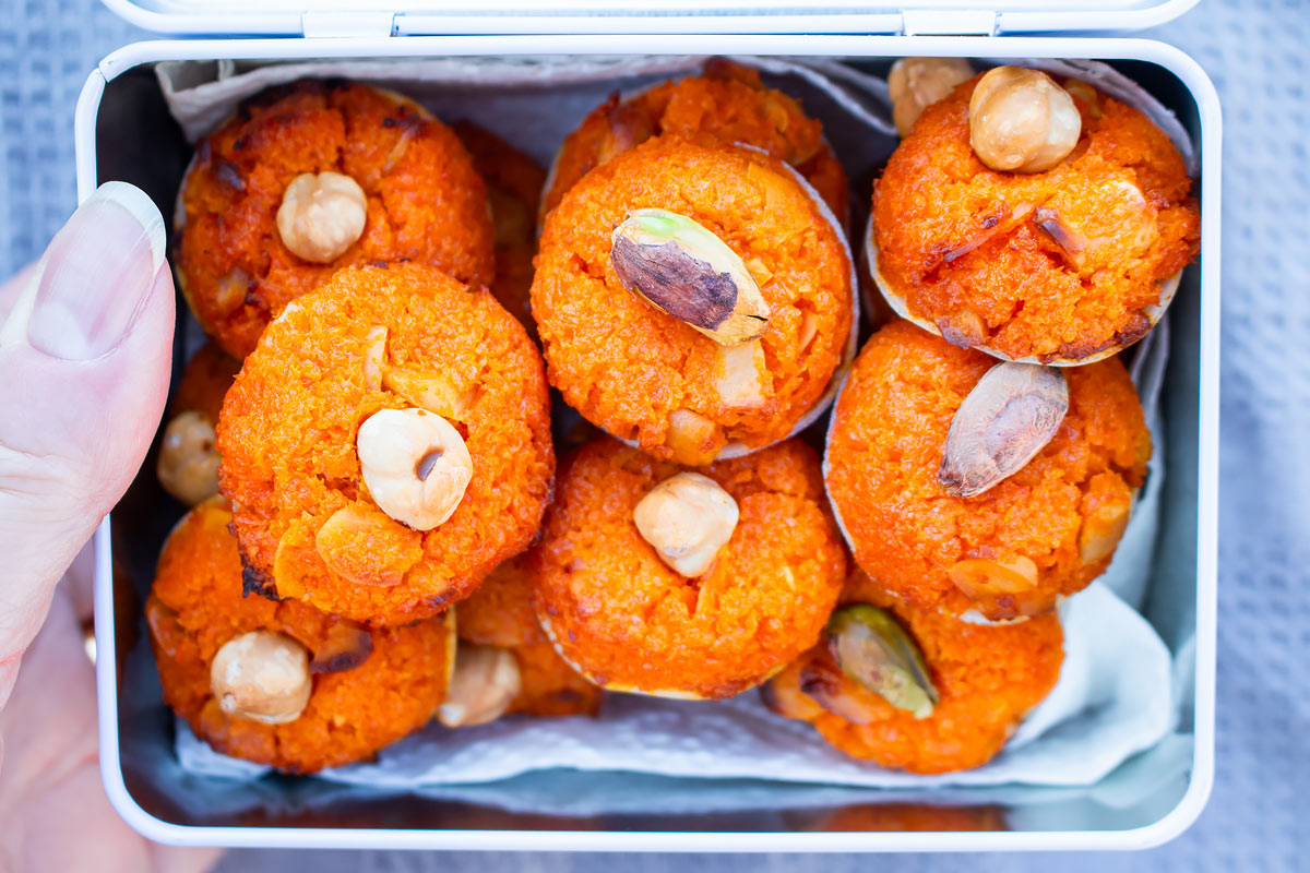 Spiced Carrot Breakfast Cookies in a box