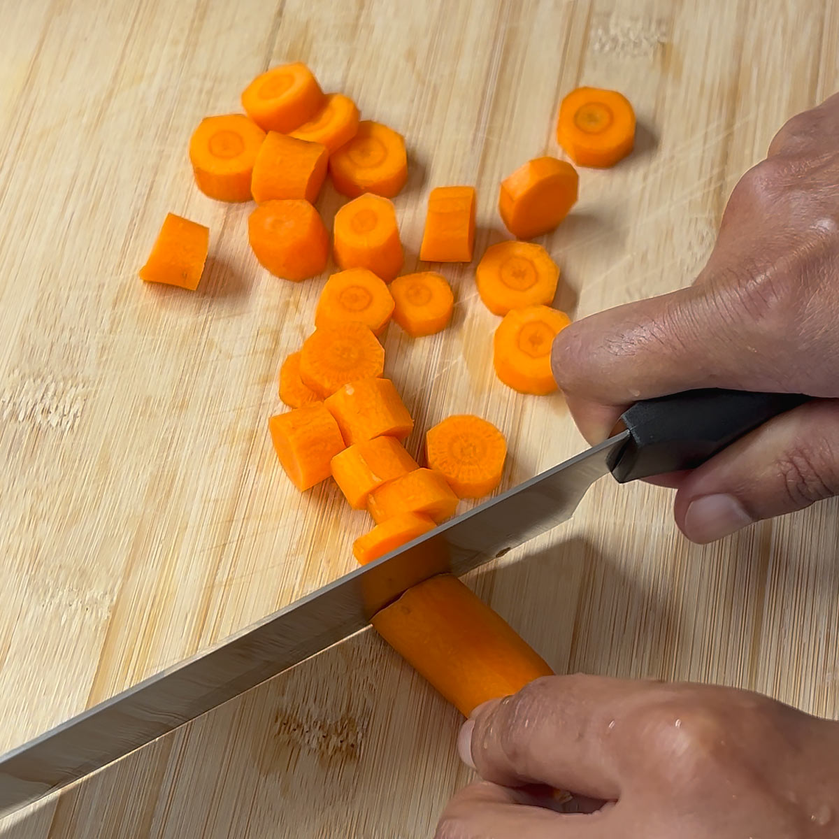 cut carrot