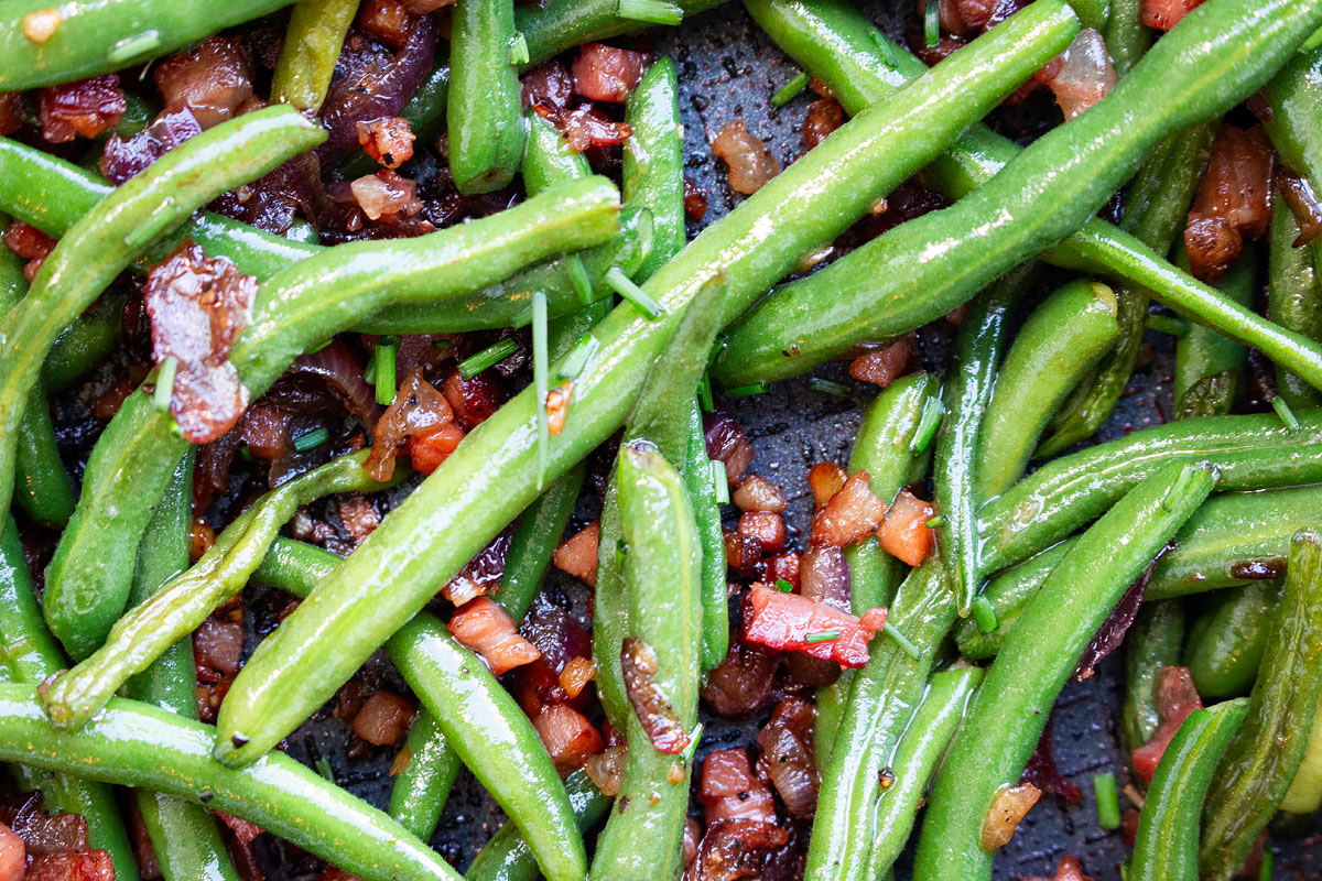vegetable green bean skillet side