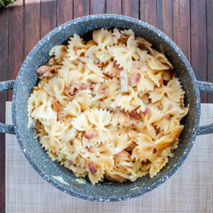Haluski Bacon, Cabbage and Noodles