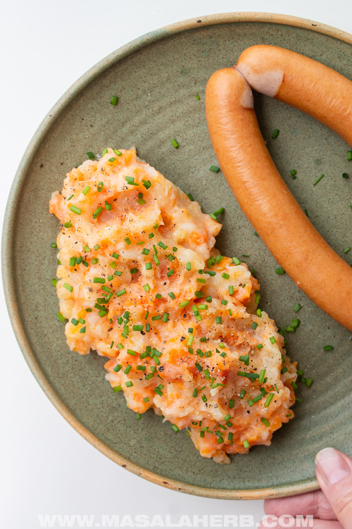 Hutspot with sausage