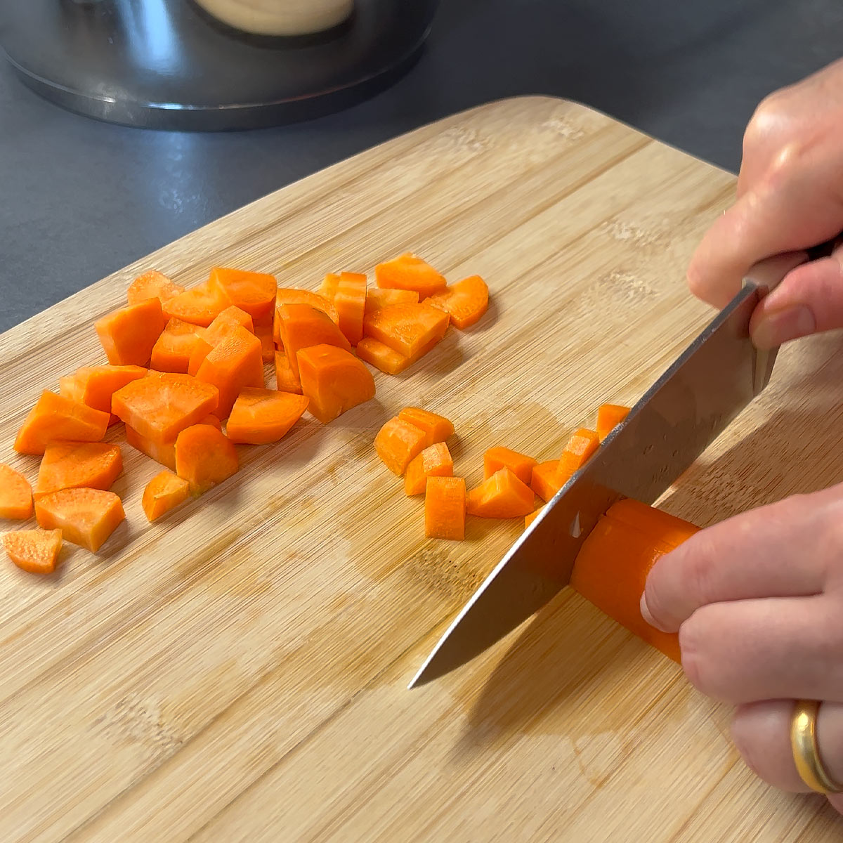 cut carrots