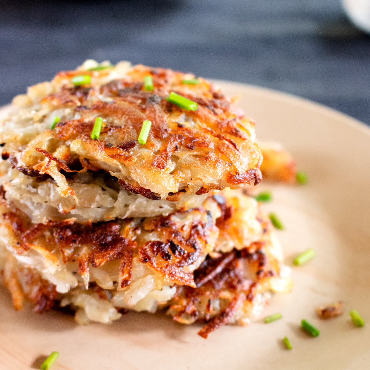 German Potato Pancakes without Eggs (Kartoffelpuffer)