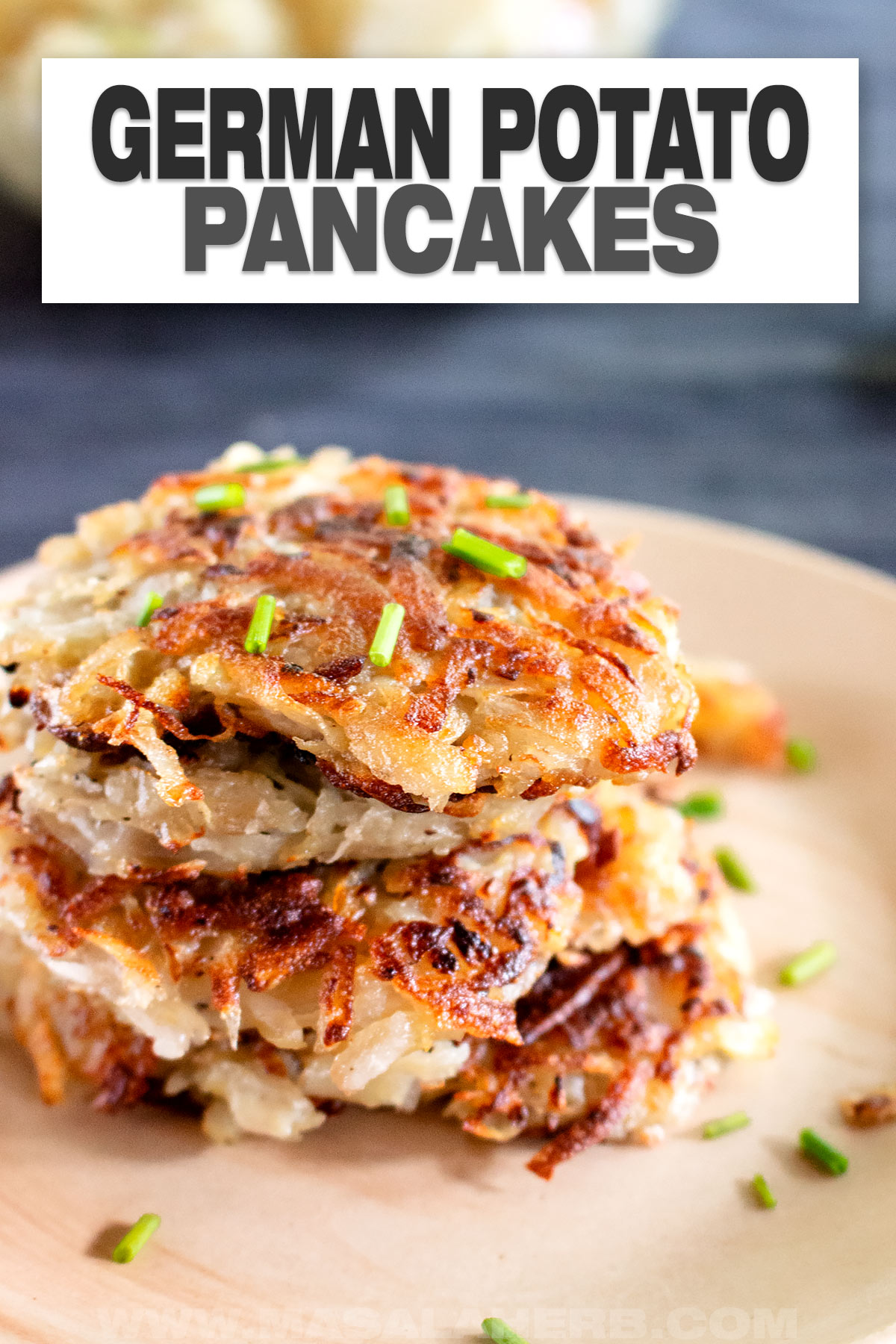 German Potato Pancakes without Eggs (Kartoffelpuffer) cover