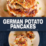 German Potato Pancakes without Eggs (Kartoffelpuffer) pin