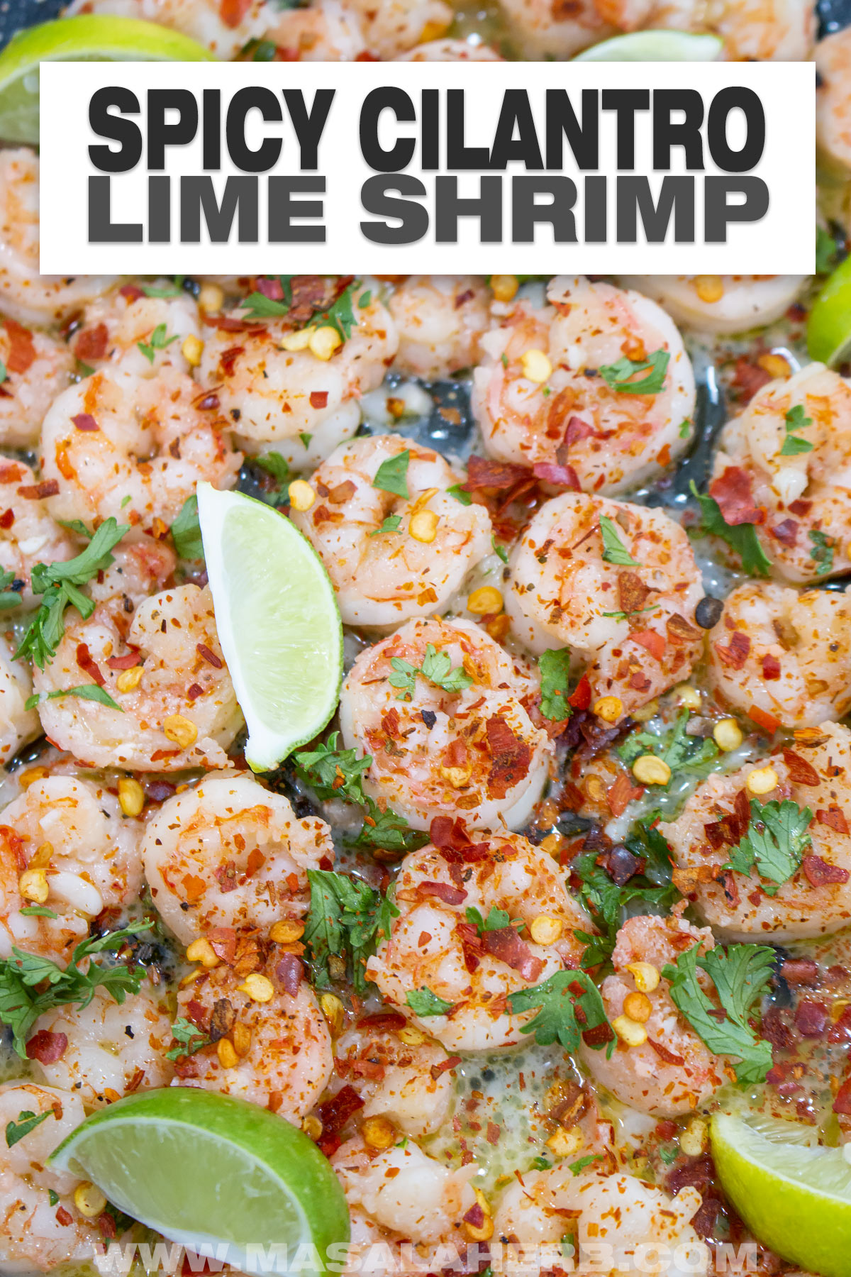 Spicy Cilantro Lime Shrimp Recipe cover