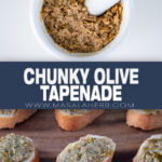 Simple Chunky Olive Tapenade Recipe pin