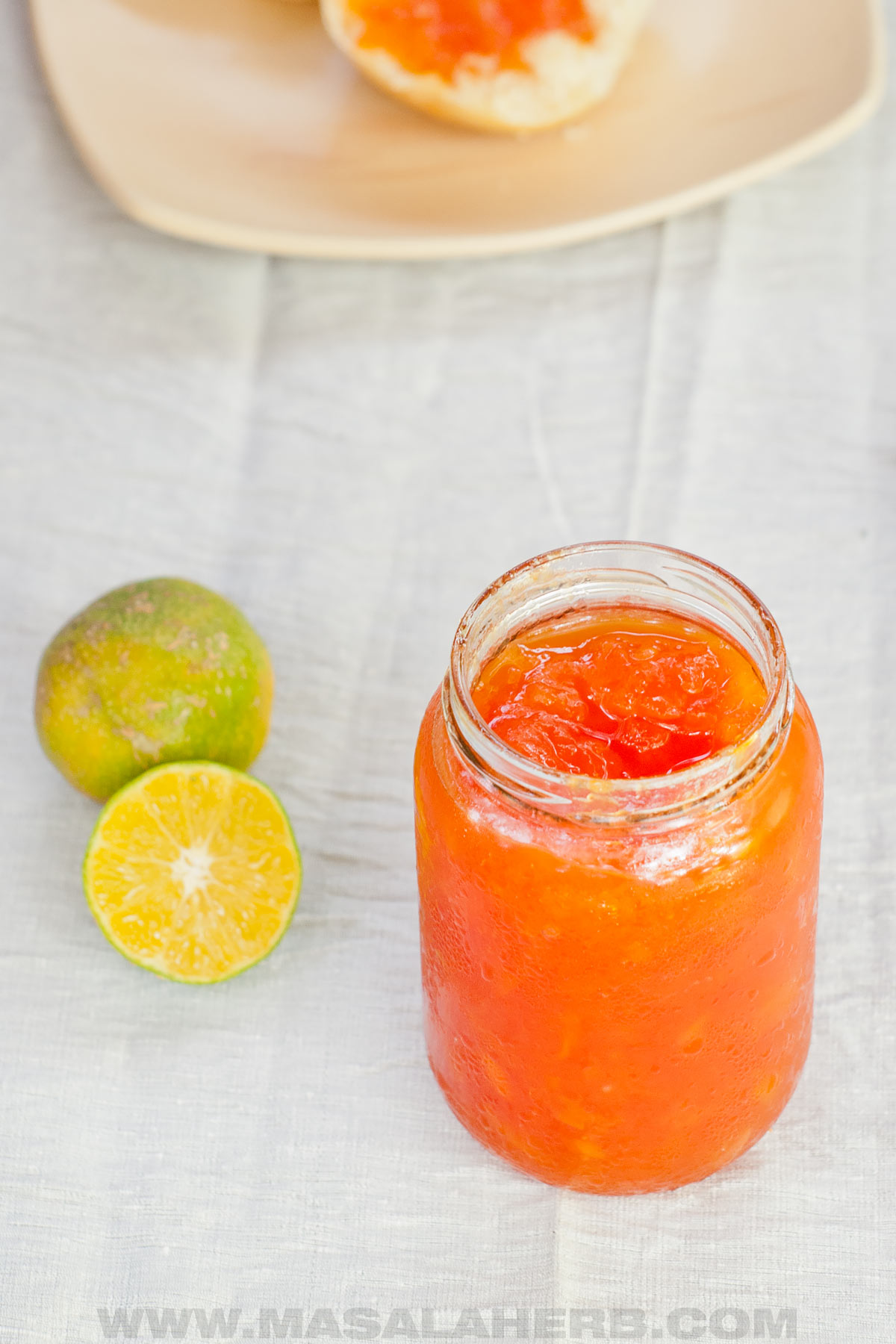 lime papaya jam
